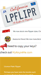 Mobile Screenshot of licenseplateflipper.com